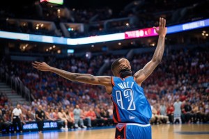 [NBA]末节净胜11分 雷霆扳平总比分